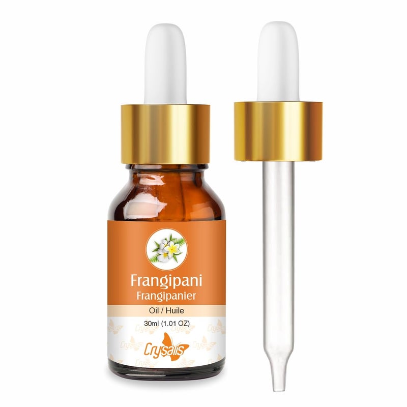 Crysalis Frangipani Oil (Plumeria) Oil |100% Pure & Natural Undiluted Essential Oil Organic Standard| Perfect for Massage Oil, |Aromatherapy Oil| 30ml with Dropper